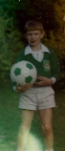 My first football kit from the 80s.