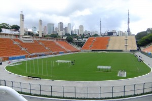 Stadium in Sao Paulo, Brazil
