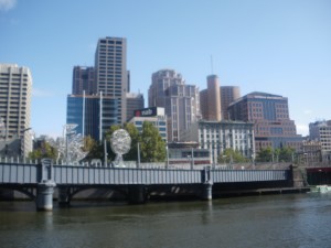 The city of Melbourne, Australia.