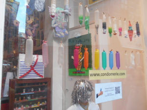 Condom shopping in Amsterdam.