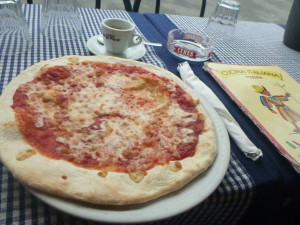 My pizza in Rome