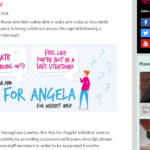 Lincolnshire County Council’s “Ask For Angela” Campaign
